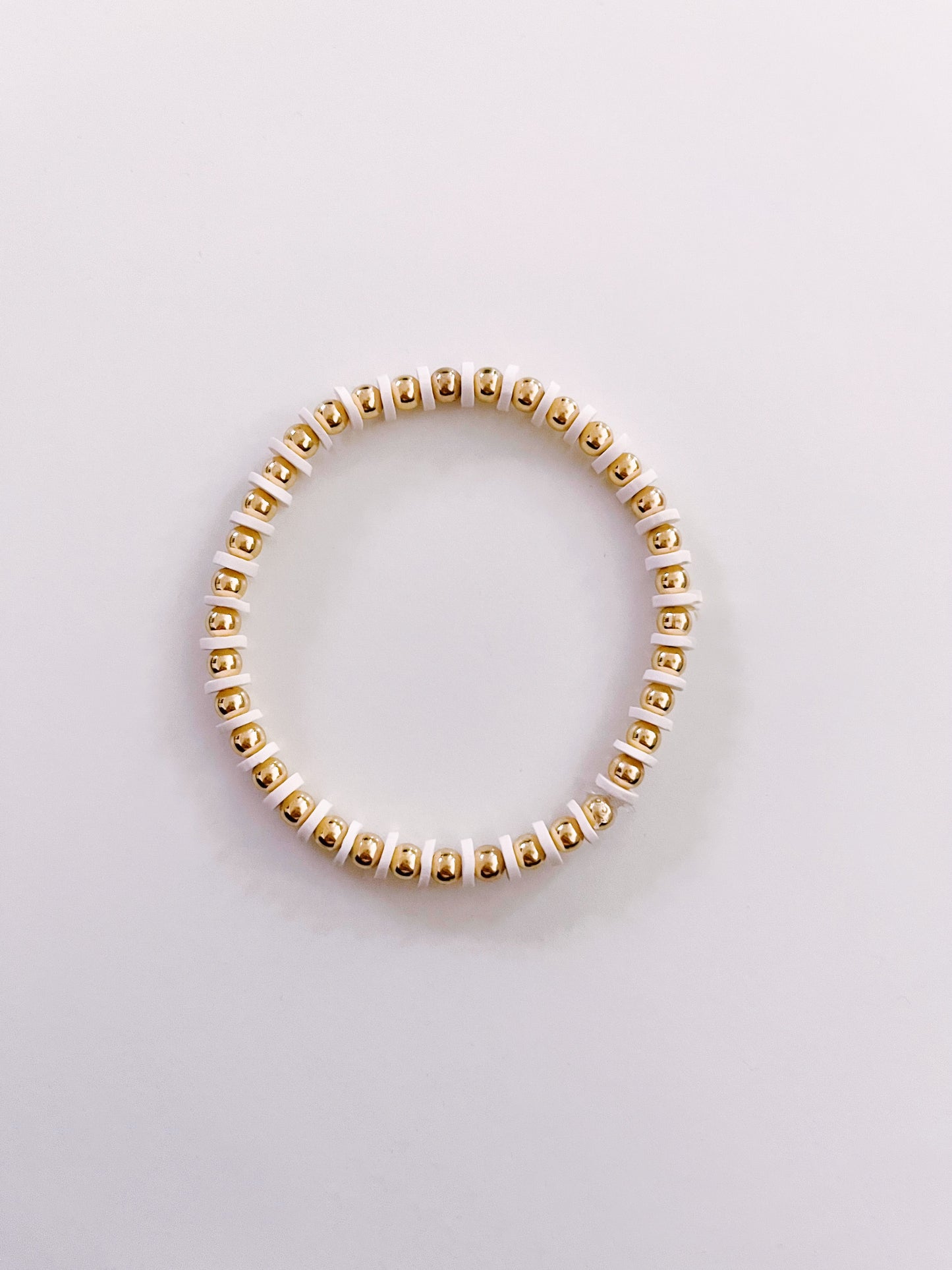 Clay + Gold Bracelets