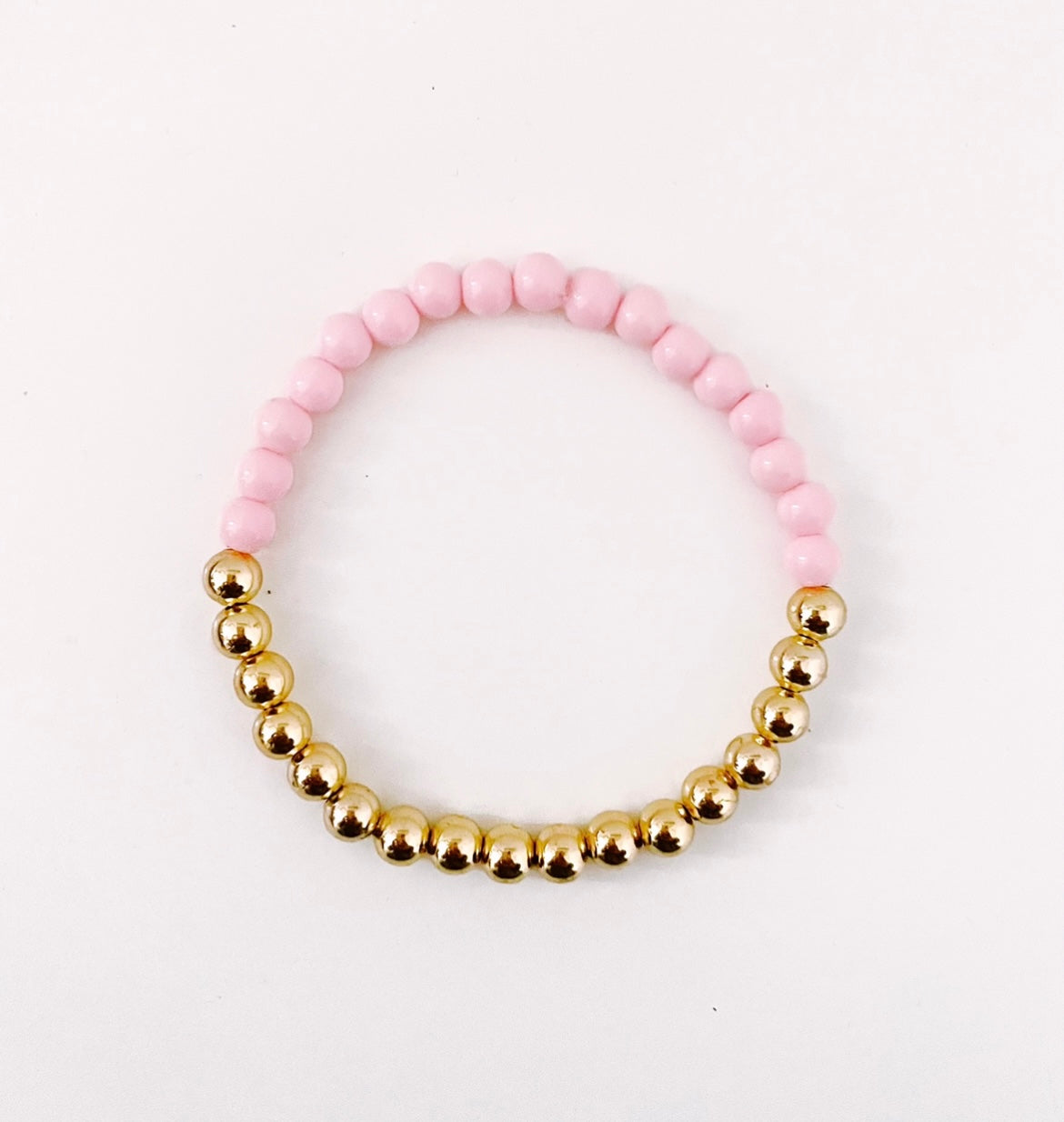 Pink + Gold Bracelets